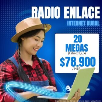 20 Megas Internet rural hogar