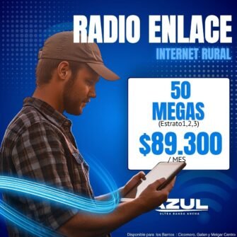50 Megas Internet rural hogar